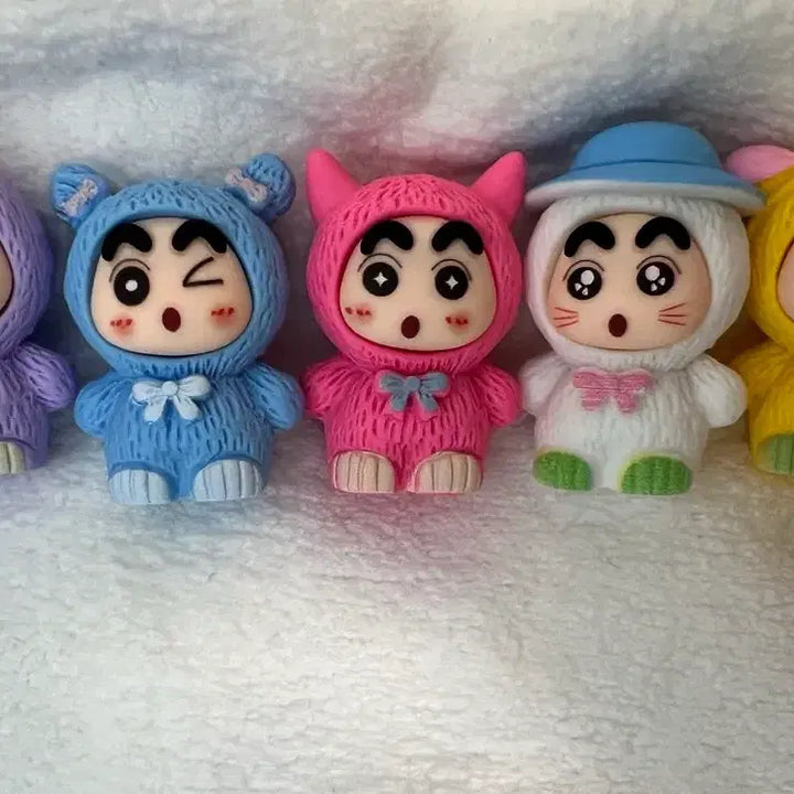 [BUNJANG] Crayon Shin-chan Animal Pajamas Figure Set / 짱구 동물 잠옷 피규어 세트