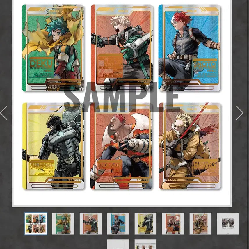 [BUNJANG] My Hero Academia Original Art Exhibition Bundle Set / [일괄] 나의 히어로 아카데미아 원화전 전시회 입장 특전 + 도록