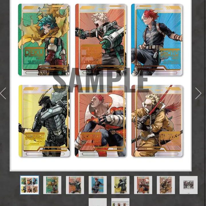 [BUNJANG] My Hero Academia Original Art Exhibition Bundle Set / [일괄] 나의 히어로 아카데미아 원화전 전시회 입장 특전 + 도록