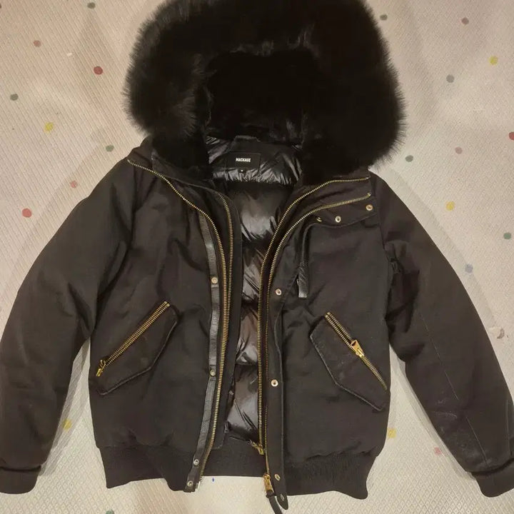 [BUNJANG] Mackage Dixon Gold Trim 38 Padded Jacket / 맥케이지 딕슨 금장 38 사이즈