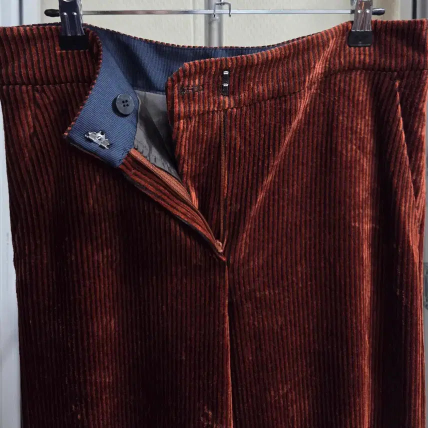 [BUNJANG] Time Wide Spandex Pants Brown 28 inch / 타임  와이드 스판 팬츠 브라운 28인치