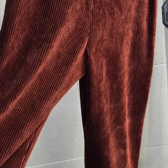 [BUNJANG] Time Wide Spandex Pants Brown 28 inch / 타임  와이드 스판 팬츠 브라운 28인치