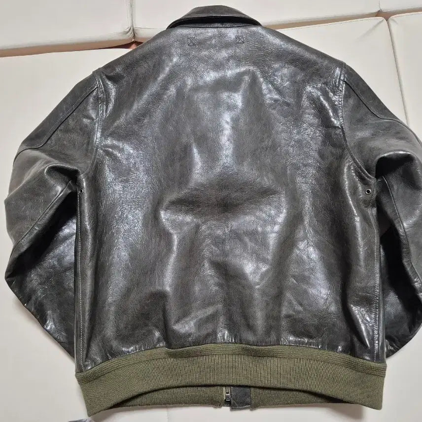 [SOLD OUT] 천연 베지터블 염소 가죽 자켓 A2 고트스킨 항공잠바 점퍼