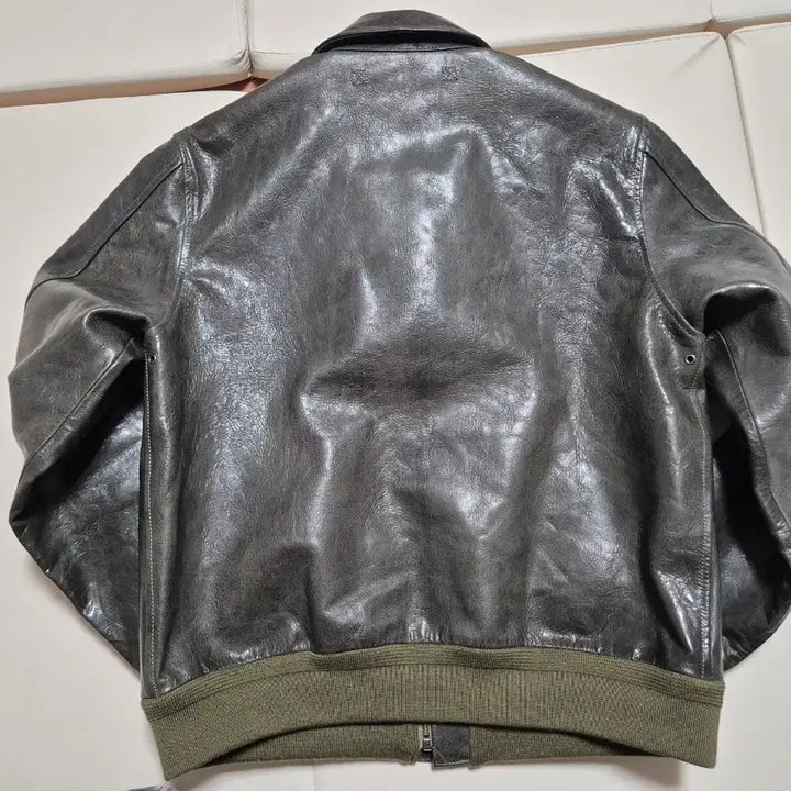 [SOLD OUT] 천연 베지터블 염소 가죽 자켓 A2 고트스킨 항공잠바 점퍼