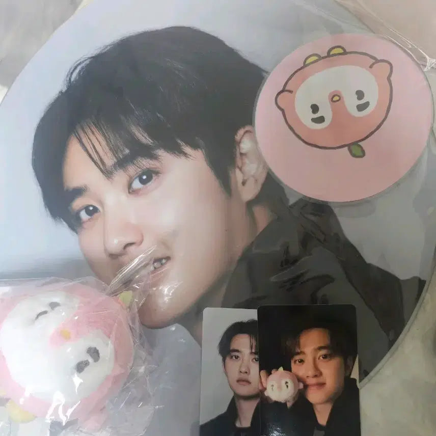 [BUNJANG] EXO Concert MD Image Picket &amp; Penguin Doll / 엑소 콘서트 엠디  트레카 이미지피켓 인형 핑귀니