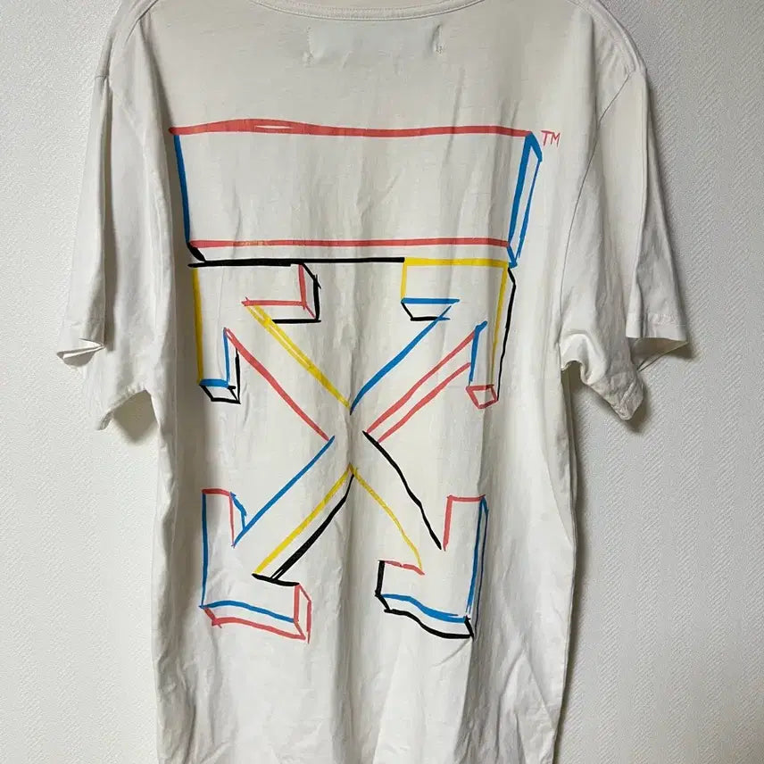 [BUNJANG] Off-White Vitkac Sketch Arrow T-shirt M / 오프화이트 x Vitkac 콜라보 스케치 애로우 반팔티 m