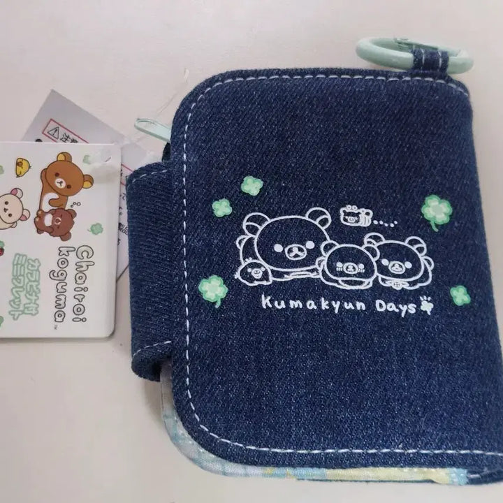 [SOLD OUT] 차이로이코구마 10주년 데님 카드 지갑