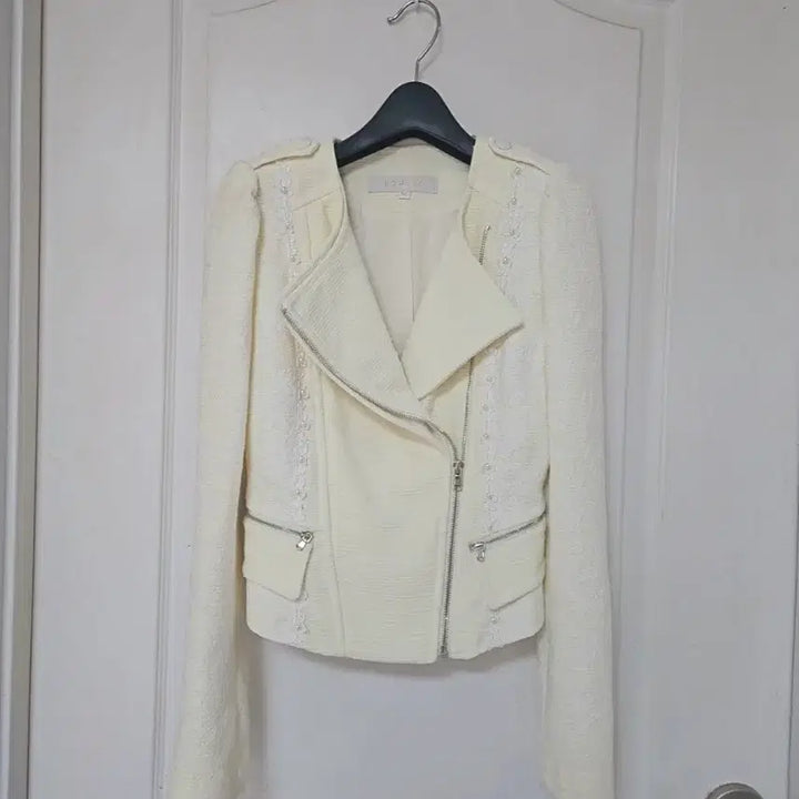 [BUNJANG] EGOIST Tweed Lace Jacket (Size 55) / EGOIST 트위드 레이스 자켓55(세탁완료)