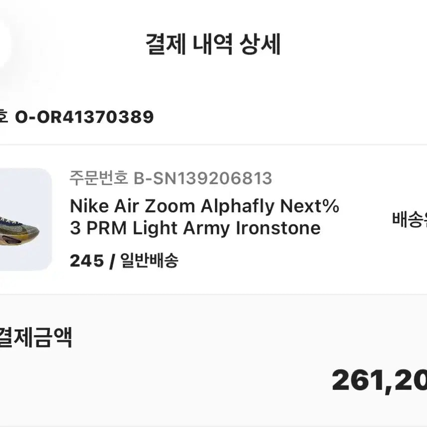[BUNJANG] Nike Alphafly 3 HV4318-320 Running Shoes / 나이키 알파플라이3 HV4318-320 (245)