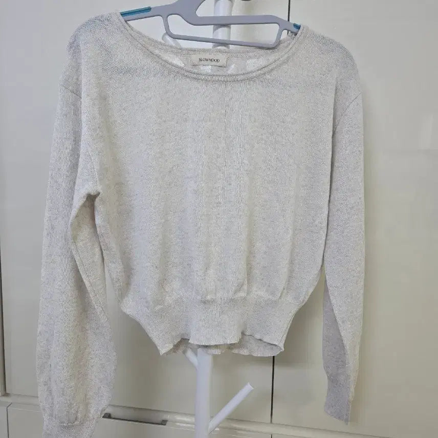 [BUNJANG] Slowmood Ivory Knit Long Sleeve / 슬로우무드 아이보리 니트 긴팔