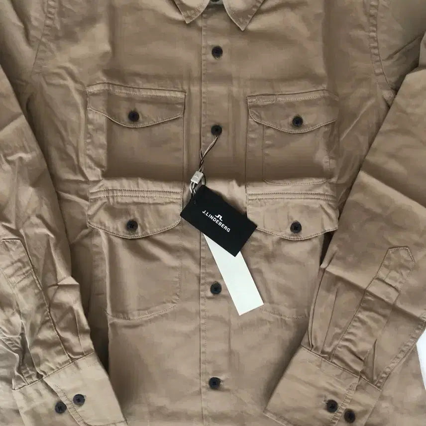 [BUNJANG] J.LINDEBERG Multi-Pocket Shirt / 제이린드버그 멀티포켓 셔츠