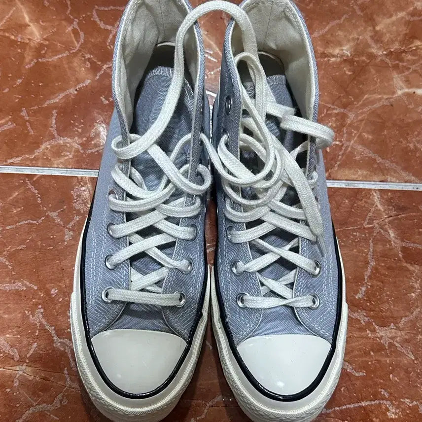 [BUNJANG] Converse Chuck 70 Vintage Canvas Wolf Grey High Top Sneakers / 컨버스 척 70 빈티지 캔버스 울프그레이 230