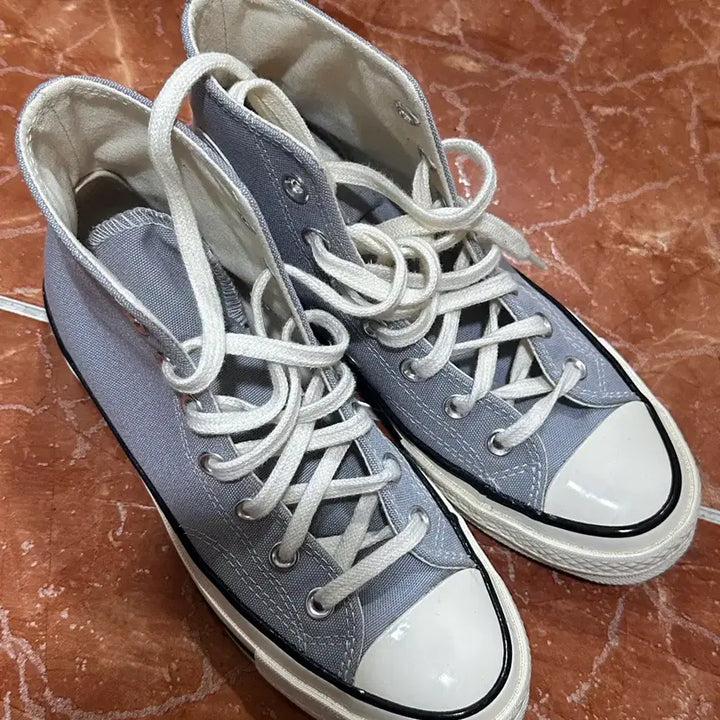[BUNJANG] Converse Chuck 70 Vintage Canvas Wolf Grey High Top Sneakers / 컨버스 척 70 빈티지 캔버스 울프그레이 230