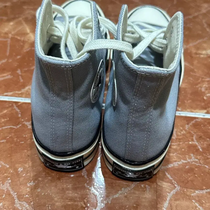 [BUNJANG] Converse Chuck 70 Vintage Canvas Wolf Grey High Top Sneakers / 컨버스 척 70 빈티지 캔버스 울프그레이 230
