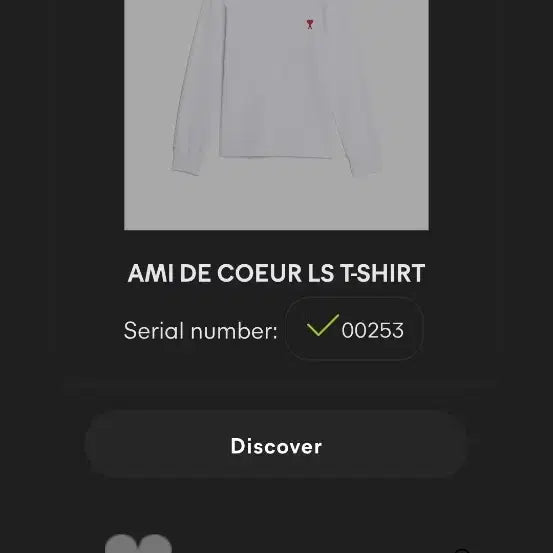 [BUNJANG] BTS Army Heart Logo Black Long Sleeve T-Shirt (L) / 아미 하트 로고 블랙 롱슬리브 티셔츠L