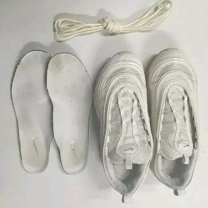 [BUNJANG] Nike Air Max 97 White Sneakers / 나이키 에어맥스 97 흰색 (세탁완료)
