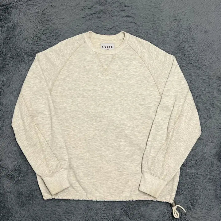 [BUNJANG] Solid Homme Melange Grey Sweatshirt / (정품) 솔리드옴므 신형 멜란드 그레이 맨투맨 48