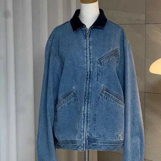[BUNJANG] Palace P Workwear Jacket Stonewash Denim / 팔라스 P 워크웨어 자켓 스톤워시 데님