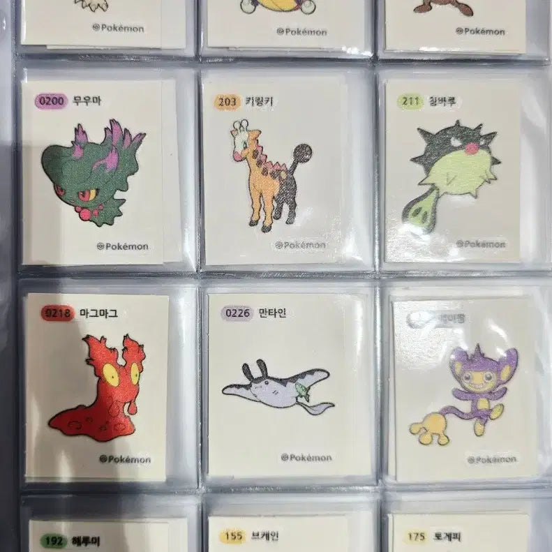 [BUNJANG] Pokemon Sticker Collection / 합구매창) 포켓몬 스티커 띠부씰 모음