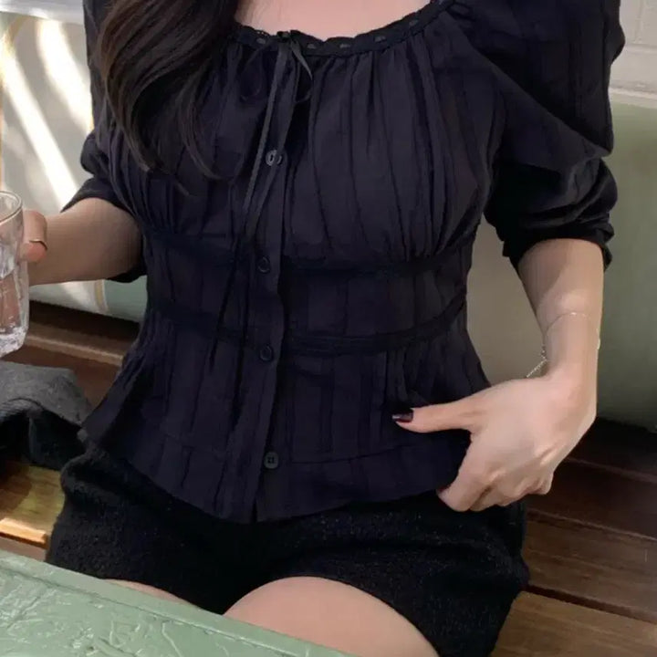 [BUNJANG] Plantshop Bay Blouse / 플랜트샵 베이 블라우스