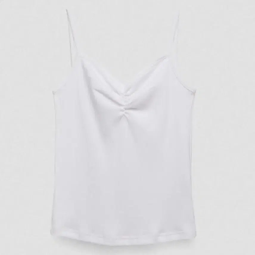 [BUNJANG] Lettera Wrinkle Sleeveless Top / 레테라 윙클 슬리브리스
