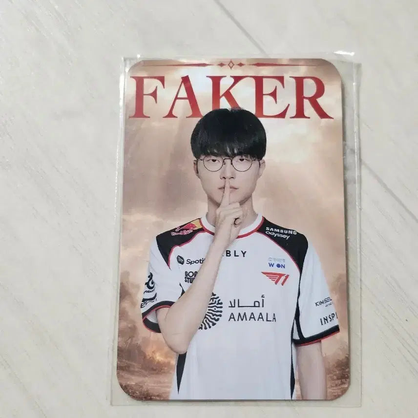 [BUNJANG] T1 Faker Photocard / 하이디라오 T1 티원 페이커 Faker 포토카드