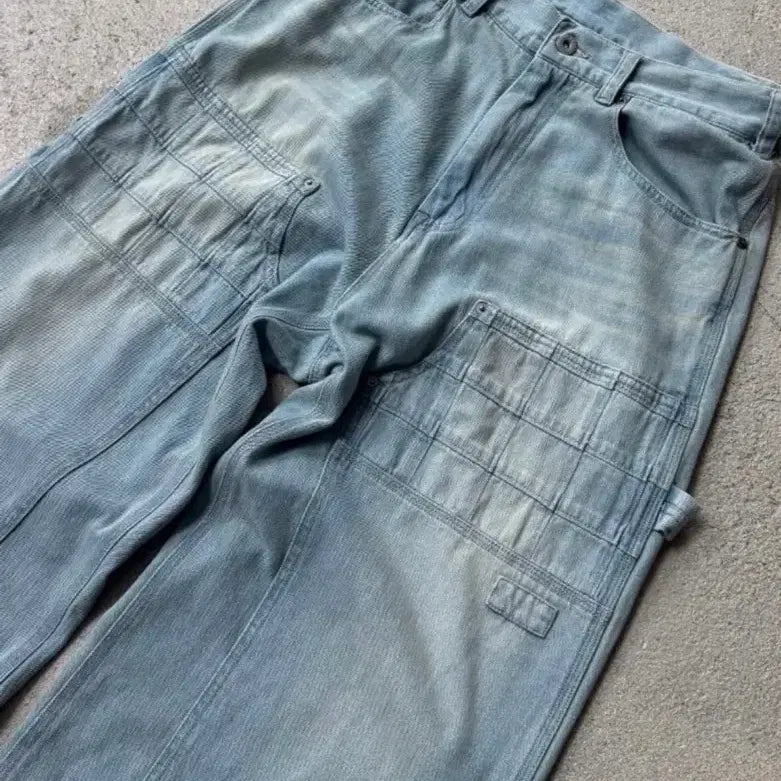 [BUNJANG] Polytelu Patched Double Knee Ice Pants / [3] 폴리테루 패치드 더블니 아이스