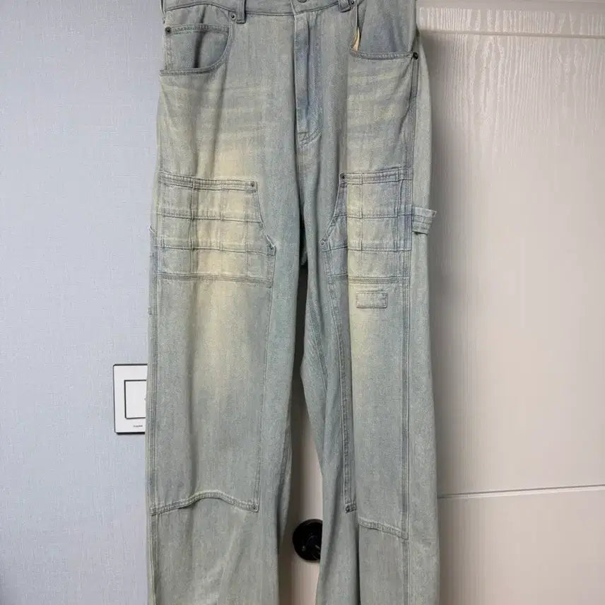 [BUNJANG] Polytelu Patched Double Knee Ice Pants / [3] 폴리테루 패치드 더블니 아이스