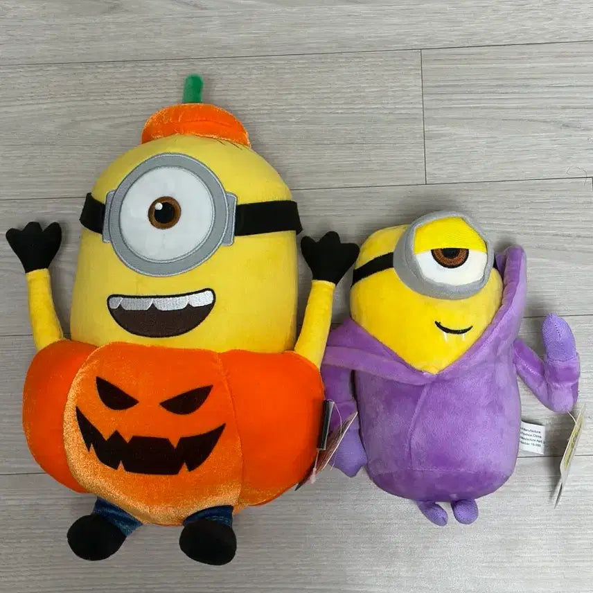 [BUNJANG] Minions Halloween Pumpkin/Dracula Plush Bundle Set / (일괄)미니언즈 할로윈 호박/드라큘라 인형
