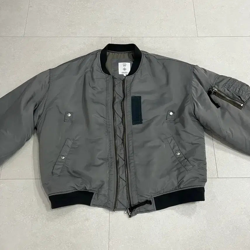 [BUNJANG] Envelope MA-1 Silk Nylon Jacket / 엔벨로프 ma-1 실크나일론 3사이즈