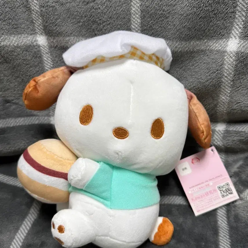 [BUNJANG] Sanrio Pochacco Marshmallow Series Hamburger Plush / 포차코 마시멜로우 시리즈 햄버거 인형