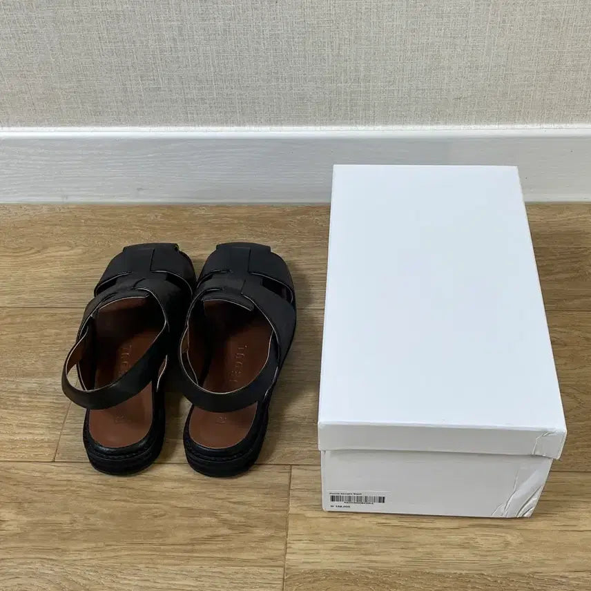 [BUNJANG] RoSeoul Puzzle Sandals Black 250 / 로서울 퍼즐 샌들 블랙 250