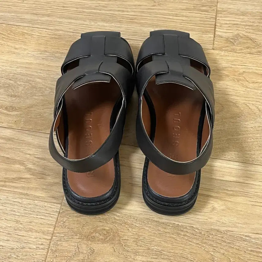 [BUNJANG] RoSeoul Puzzle Sandals Black 250 / 로서울 퍼즐 샌들 블랙 250