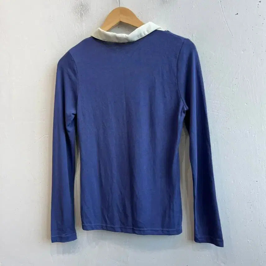 [SOLD OUT] 엑시즈팜 axes femme 프릴 레이스 블루 블라우스 일본 빈티지