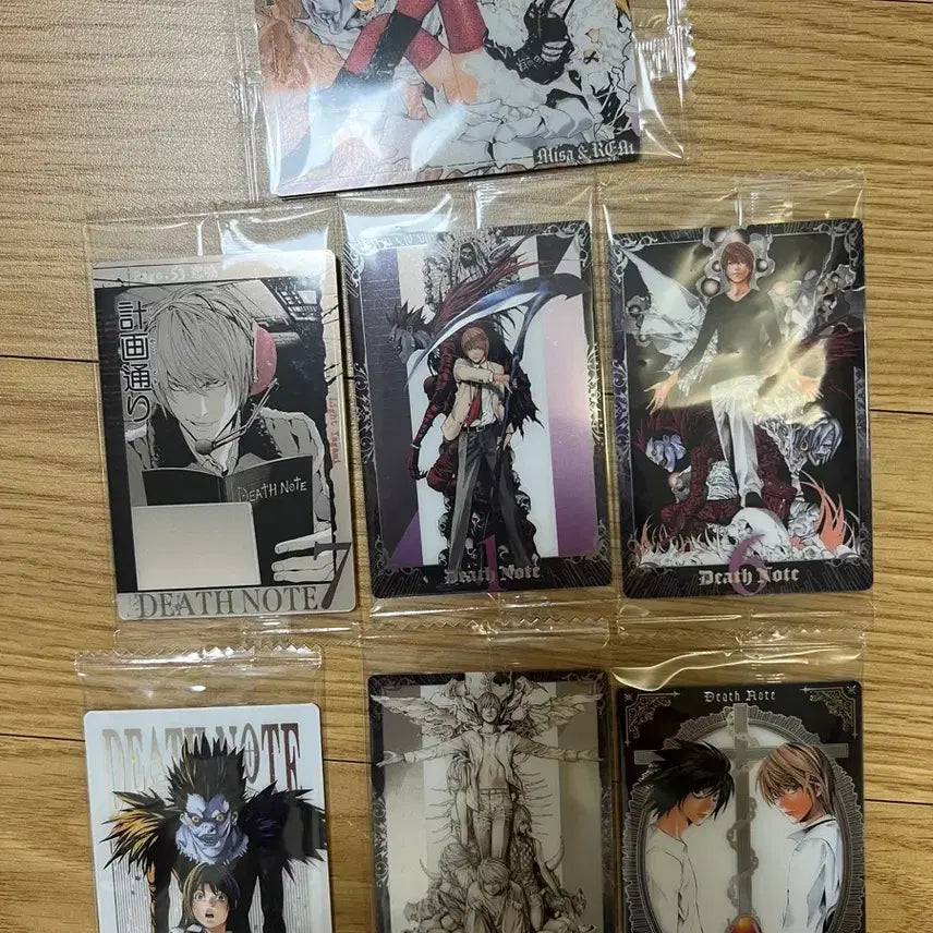 [BUNJANG] Death Note Card Goods Bundle Set (7 Types) / 데스노트 카드 굿즈 7종 일괄