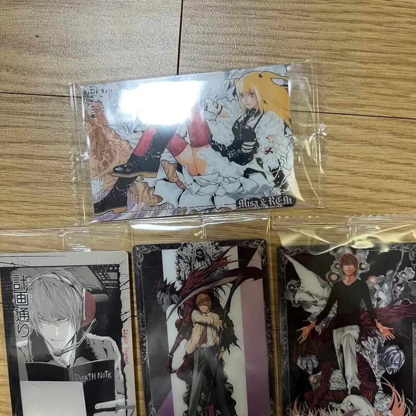 [BUNJANG] Death Note Card Goods Bundle Set (7 Types) / 데스노트 카드 굿즈 7종 일괄