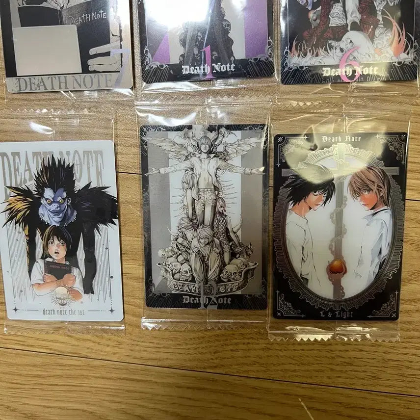 [BUNJANG] Death Note Card Goods Bundle Set (7 Types) / 데스노트 카드 굿즈 7종 일괄