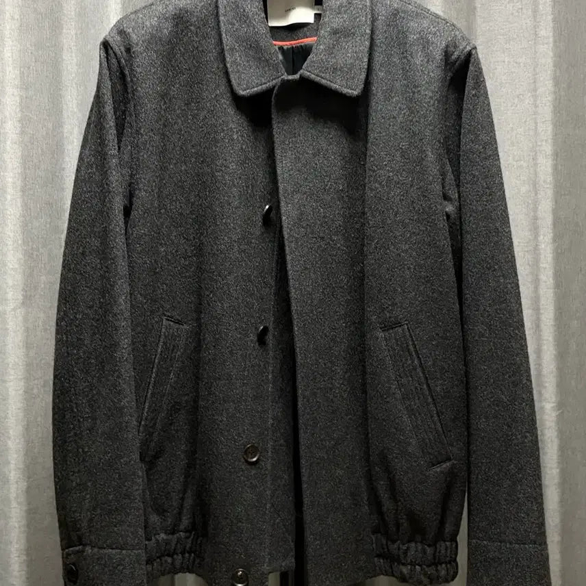 [BUNJANG] Ourselfs Melton Wool Blouson Charcoal Size 3 / 아워셀브스 멜튼 울 블루종 차콜 3사이즈