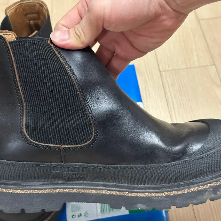 [SOLD OUT] 버켄스탁 프레스콧 슬립온 왁시 레더 블랙 - 레귤러 265