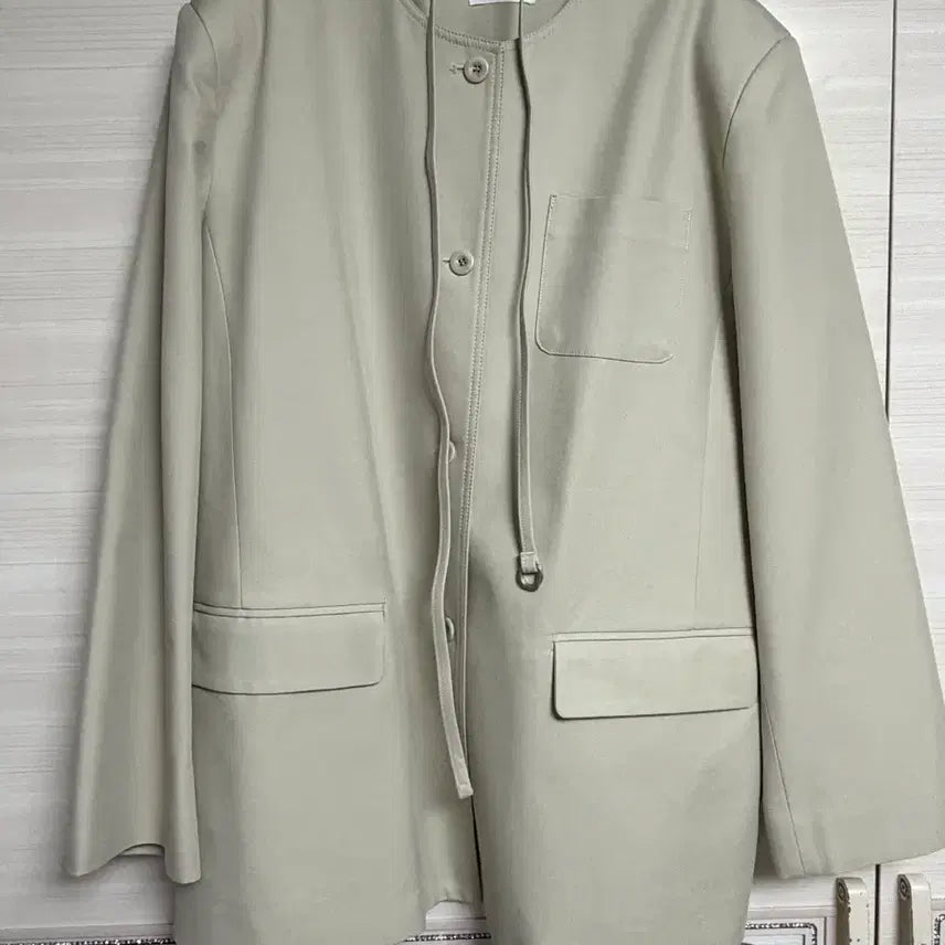 [BUNJANG] August Belt Jacket Beige / 어그스트 벨트 자켓 베이지