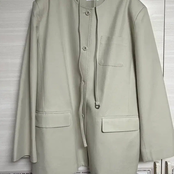 [BUNJANG] August Belt Jacket Beige / 어그스트 벨트 자켓 베이지