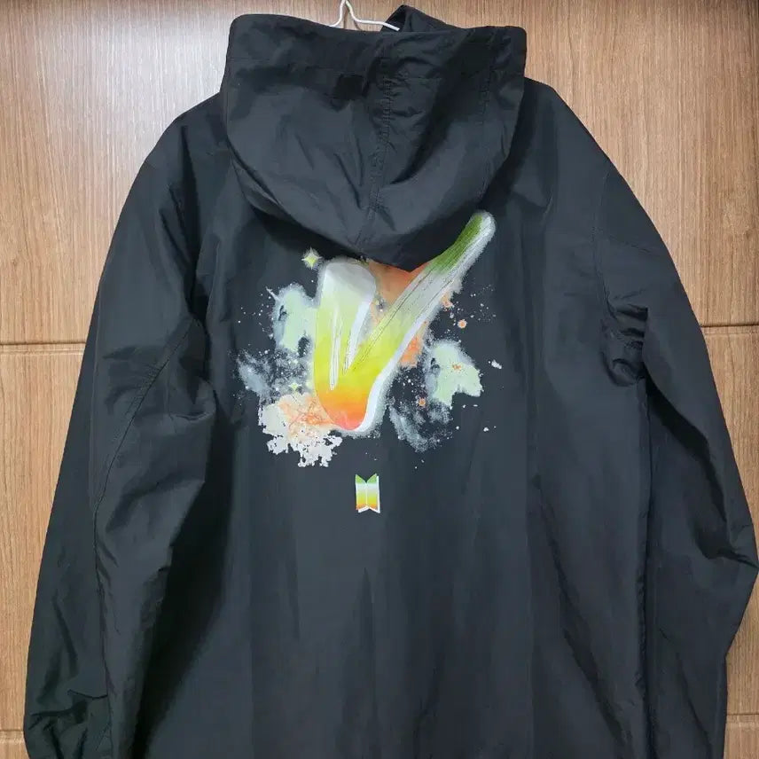[BUNJANG] BTS Official Windbreaker Jacket L / [미사용] BTS 공식 굿즈 바람막이 자켓 L