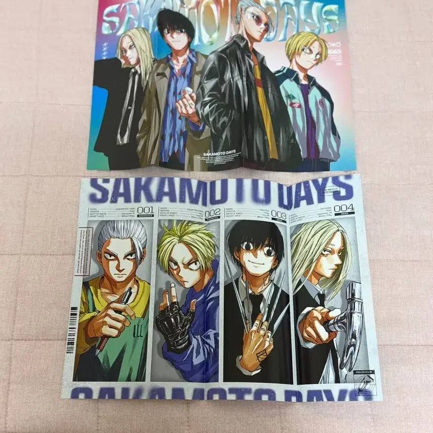 [BUNJANG] Sakamoto Days Gigajump &amp; Saikyo Jump Supplement Bundle / 사카모토데이즈 기가점프 최강점프 부록 포카 나구모 시시바 나츠키 사카모토