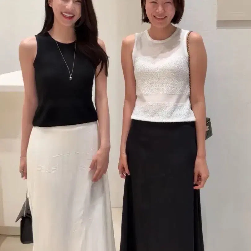 [BUNJANG] Sie Ivy Textured Sleeveless Ivory Top / sie 시에 아이비 텍스쳐드 슬리브리스 아이보리 s