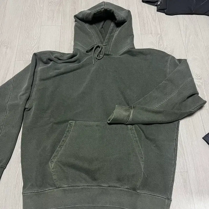 [BUNJANG] SoVMENT Khaki Hoodie &amp; Charcoal Zip-up Hoodie Bundle Set / 소버먼트카키후드,차콜후드집업