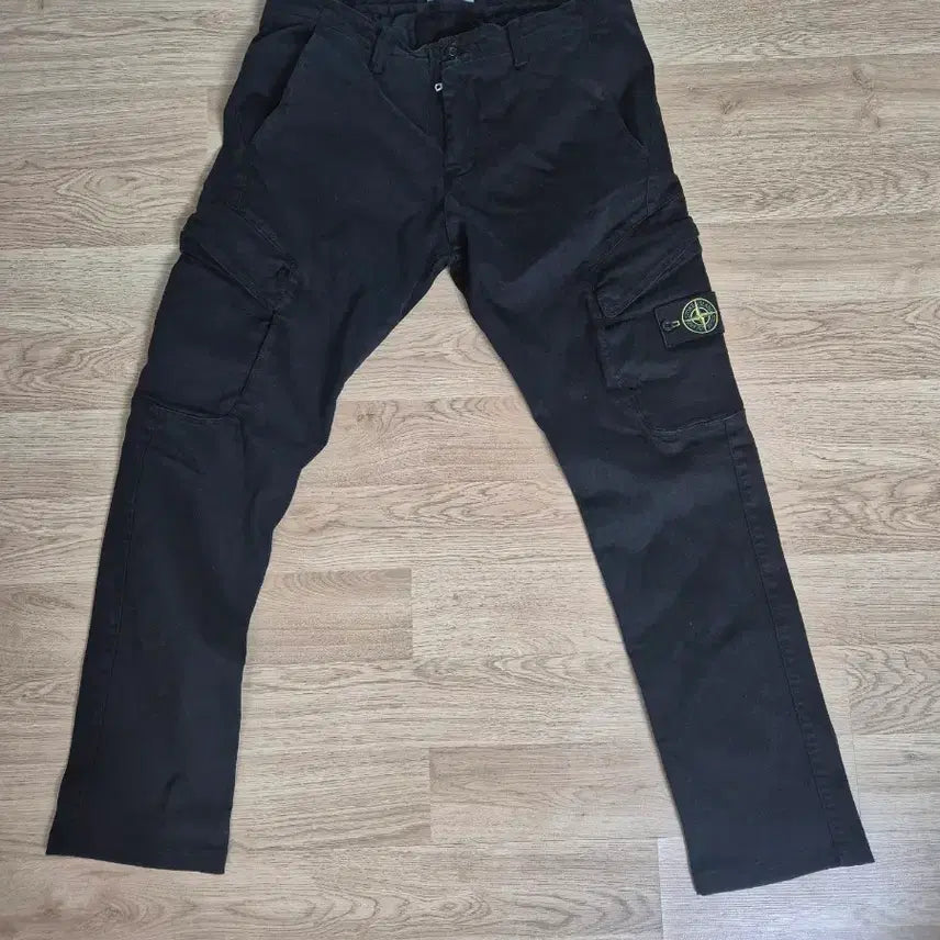 [BUNJANG] Stone Island Black Cargo Pants Size 34-35 / 스톤아일랜드 34ㅡ35사이즈 블랙 카고 바지