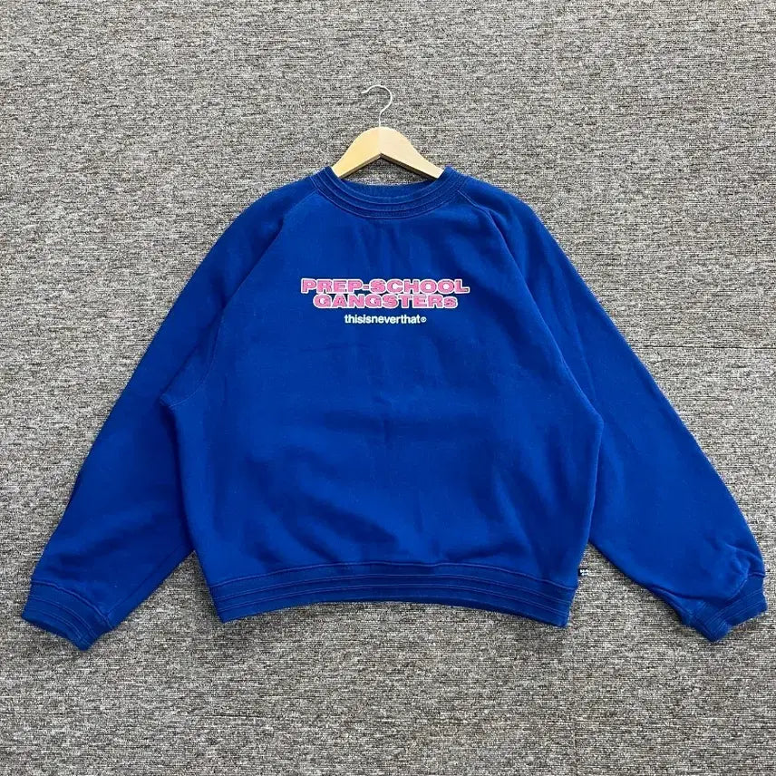 [BUNJANG] thisisneverthat Gangster Sweatshirt / 디스이즈네버댓 맨투맨 M 사이즈