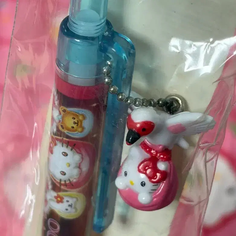 [BUNJANG] Hello Kitty Niigata Sado Island Toki Limited Edition Ballpoint Pen Strap / 고전 키티 니가타 사도섬 따오기 지역한정 볼펜 스트랩 미사용