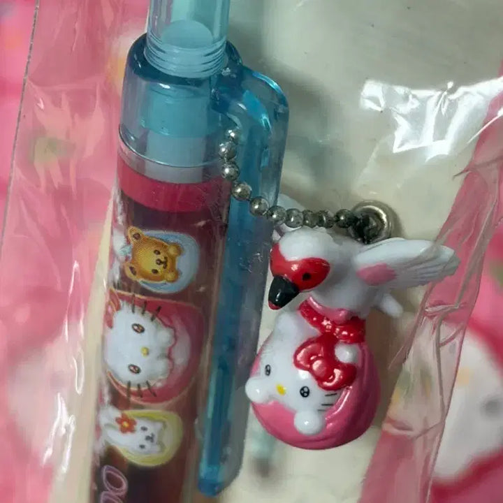 [BUNJANG] Hello Kitty Niigata Sado Island Toki Limited Edition Ballpoint Pen Strap / 고전 키티 니가타 사도섬 따오기 지역한정 볼펜 스트랩 미사용