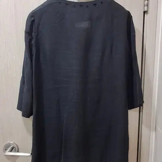 [BUNJANG] DKNY Linen Black Dress / 정품DKNY린넨100 블랙원피스